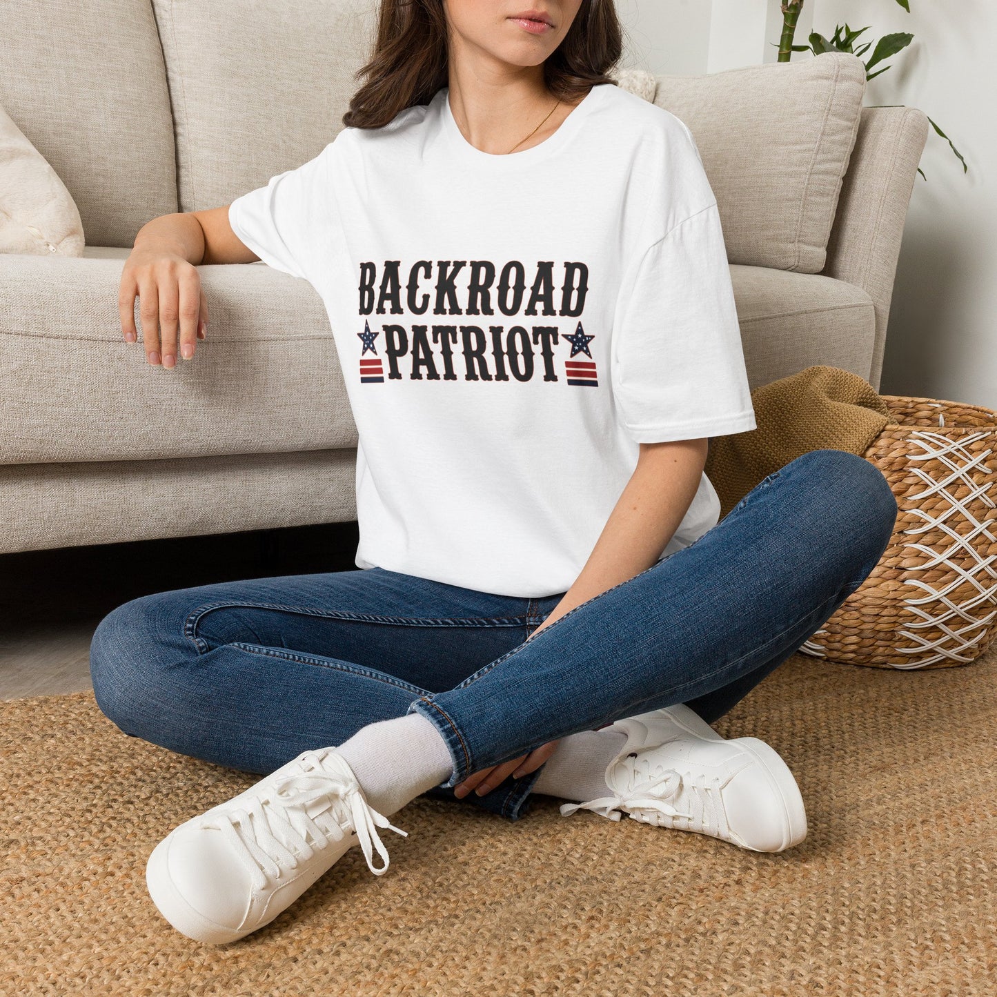 Backroad Patriot  Adult Size T-Shirt