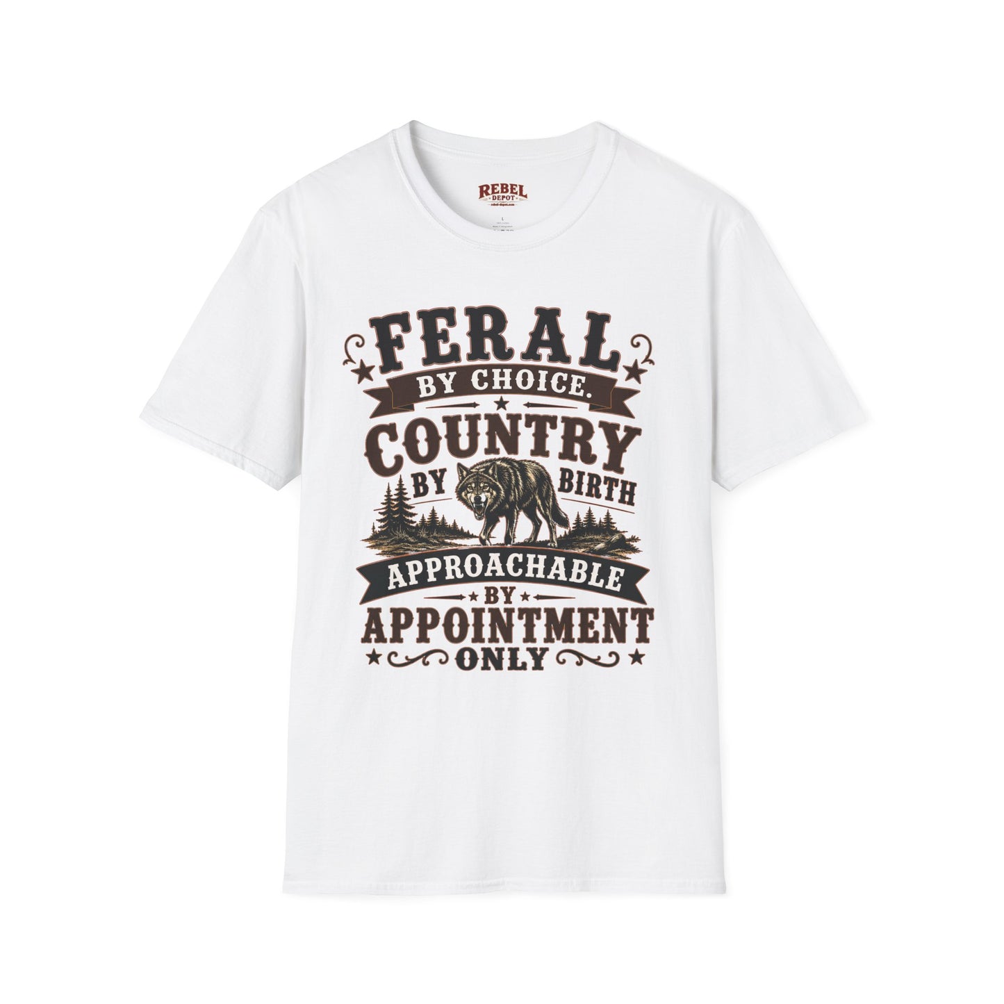 Feral By Choice  Adult Size T-Shirt