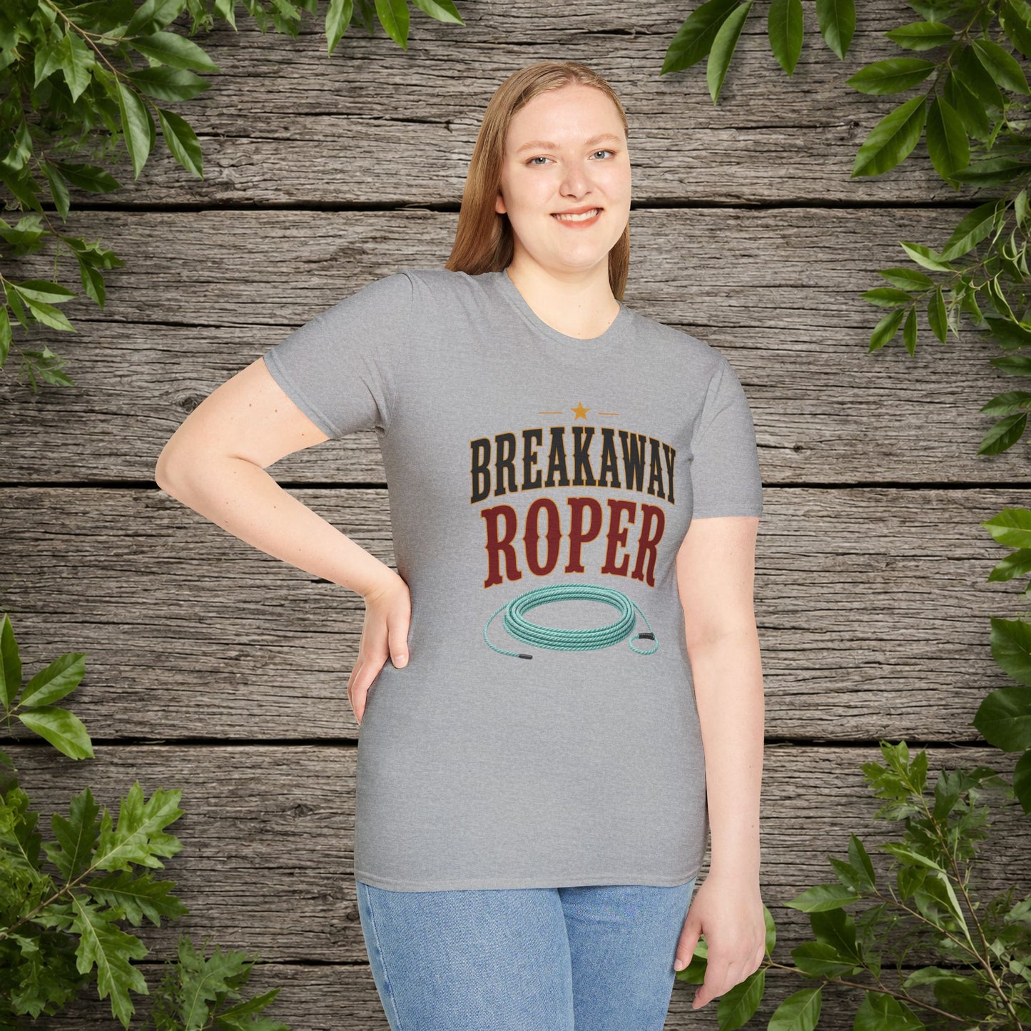 Breakaway Roper  Adult T-Shirt