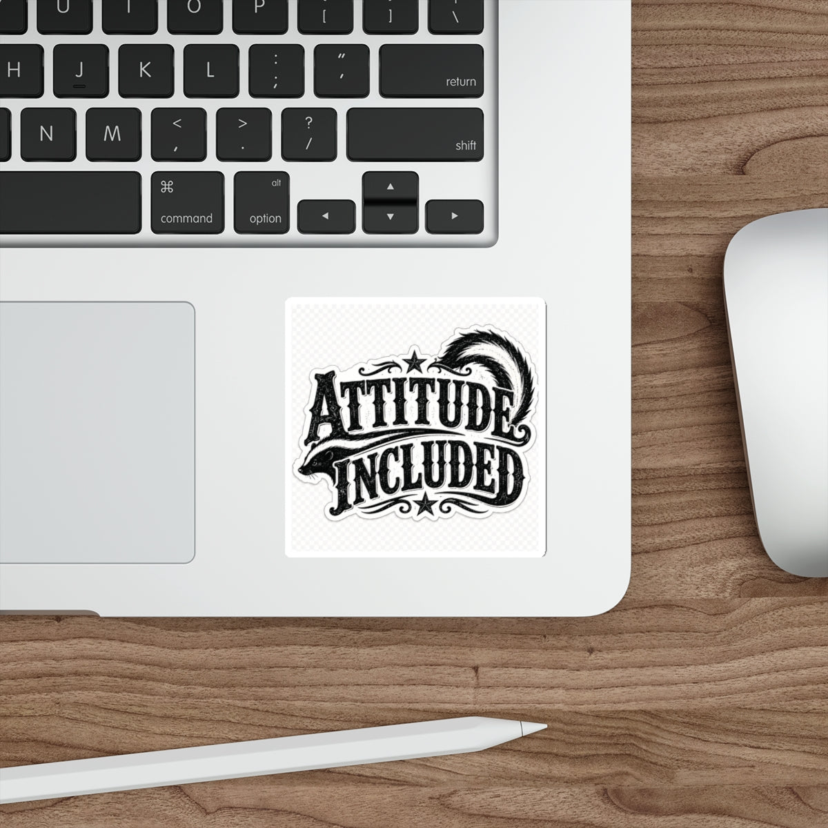 Attitude Included  Die-Cut Stickers