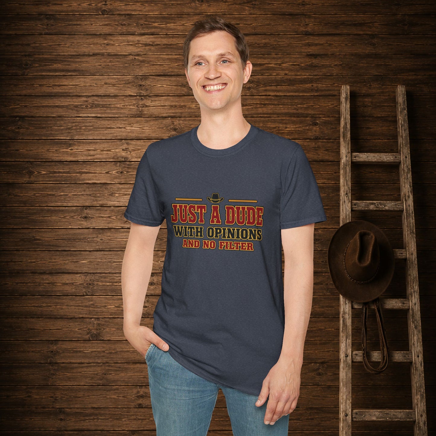 Just A Dude   Adult T-Shirt