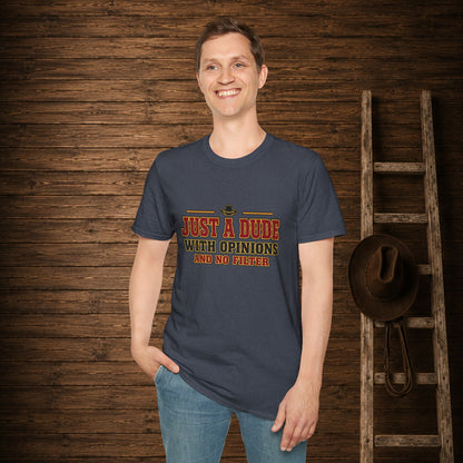 Just A Dude   Adult T-Shirt