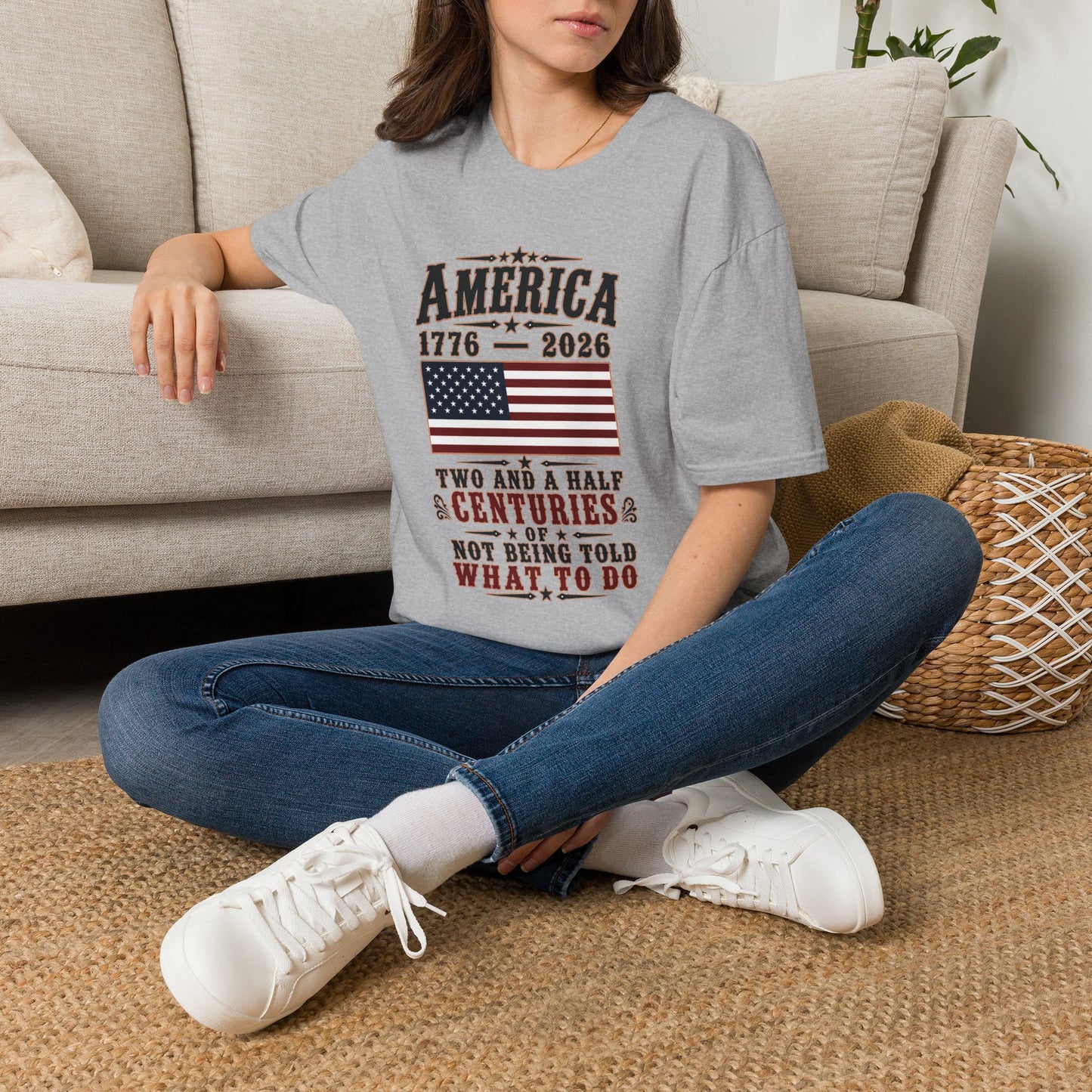 America 1776-2026  Adult Size T-Shirt