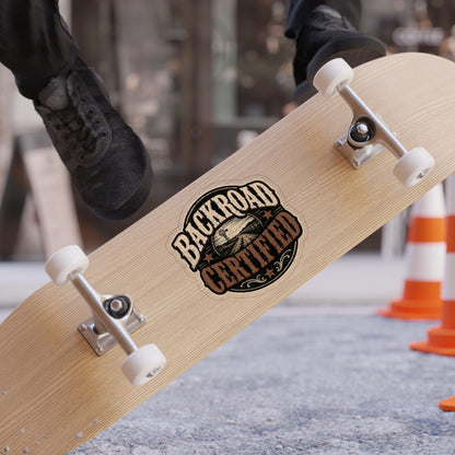 Backroad Cert  Transparent Outdoor Vinyl