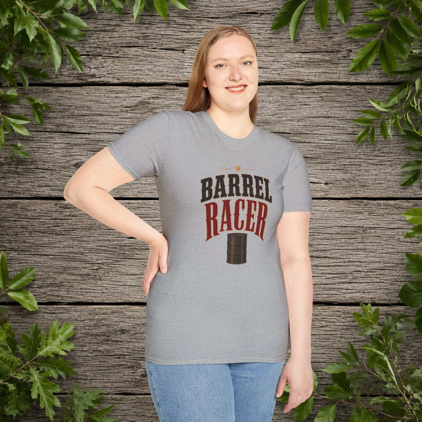 Barrel Racer  Adult T-Shirt
