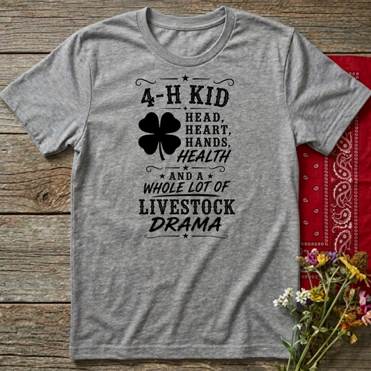 4-H Kid Drama Adult Size T-Shirt