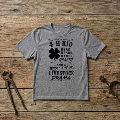 4-H Kid Drama  Kids size T-Shirts