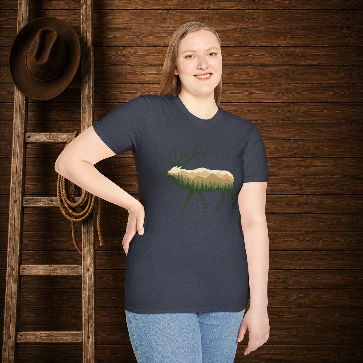 Wilderness Elk   Adult Size T-Shirt