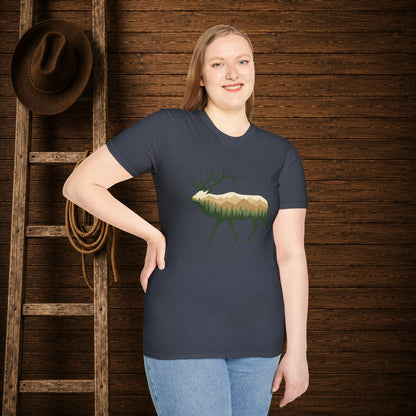 Wilderness Elk   Adult Size T-Shirt