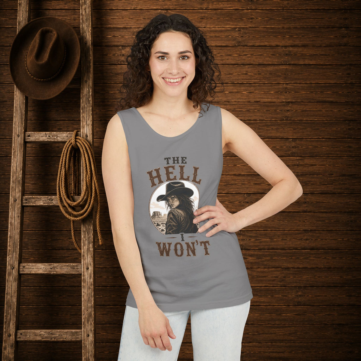 Hell I Won't   Adult Unisex Tank Top