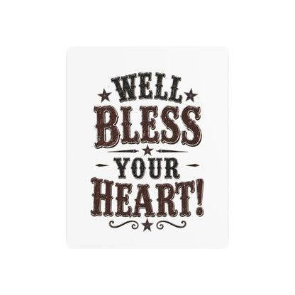 Bless Your Heart  Metal Art Sign