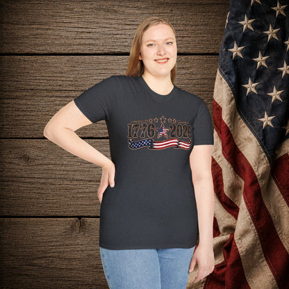 1776 - 2026 Patriot  Adult Size T-Shirt