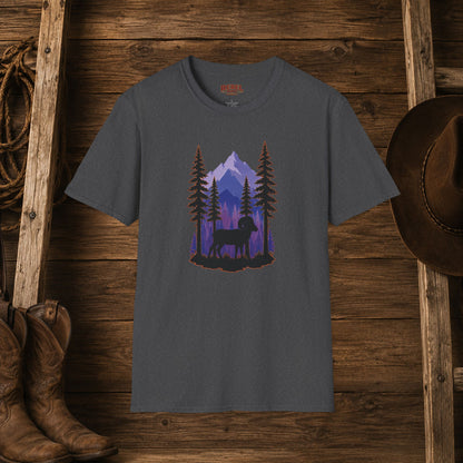 Twilight Big Horn Sheep   Adult Size T-Shirt