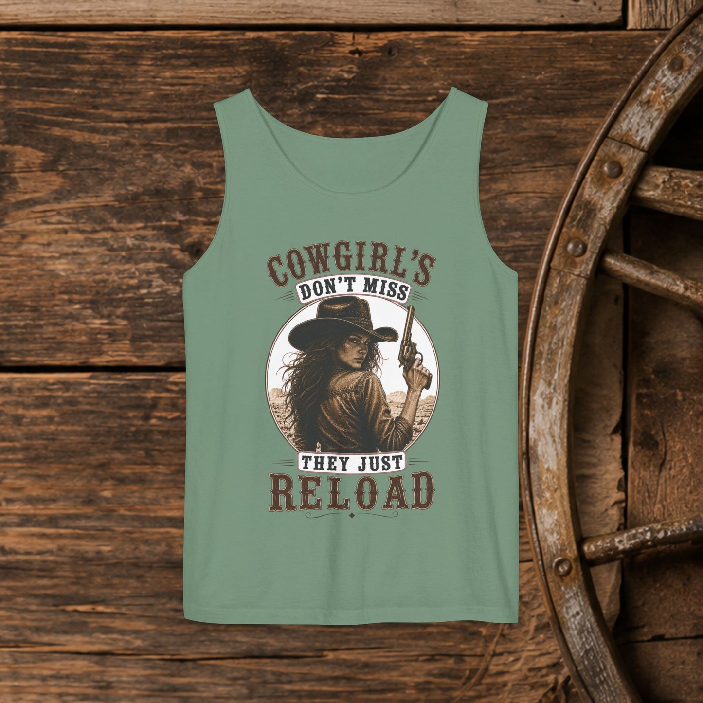 Cowgirls Reload  Adult Unisex Tank Top