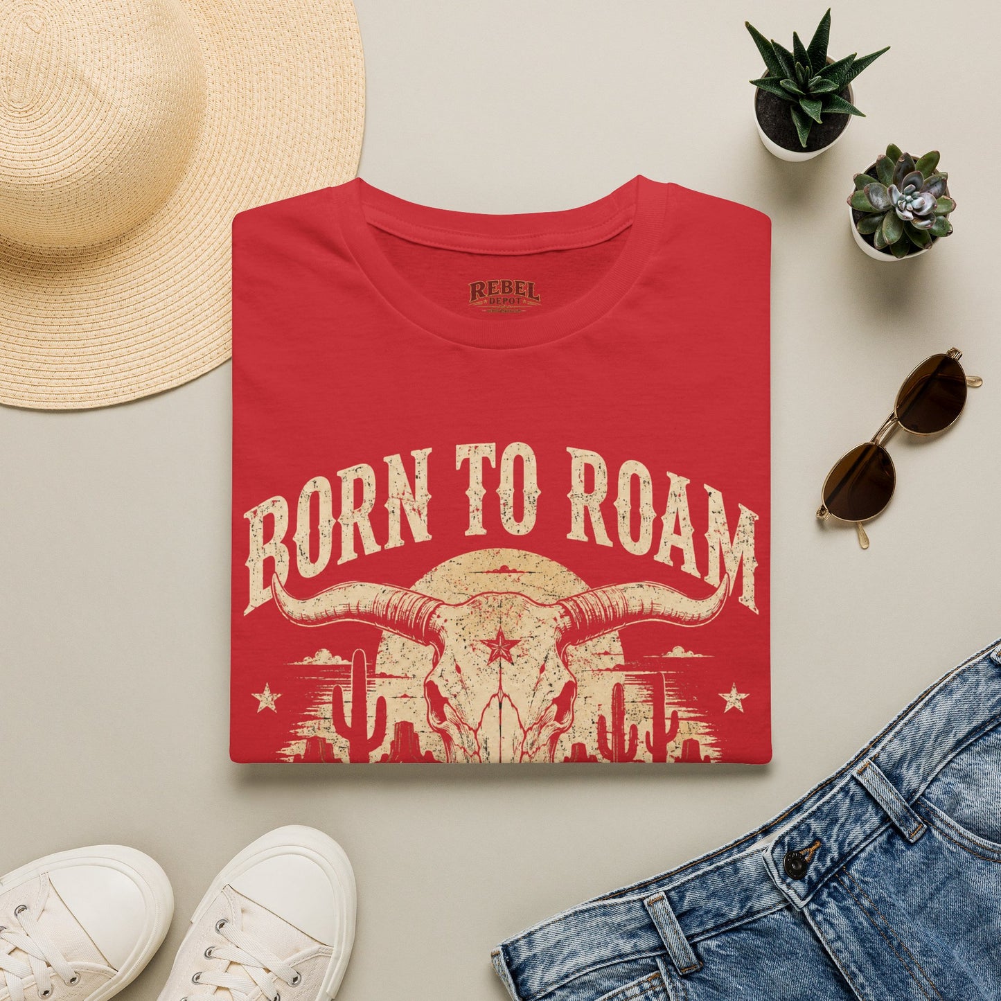 Born to Roam Cowboy T-Shirt