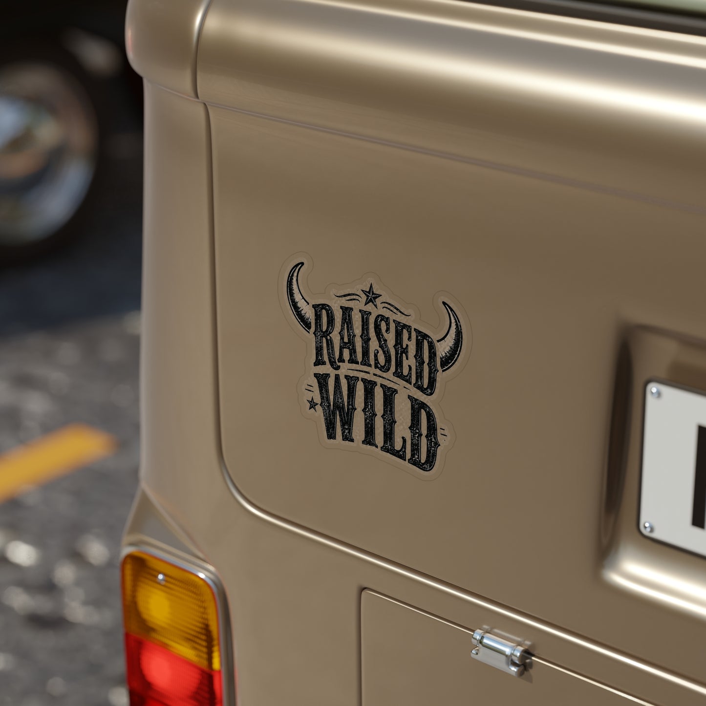Raised Wild  Transparent Outdoor Vinyl