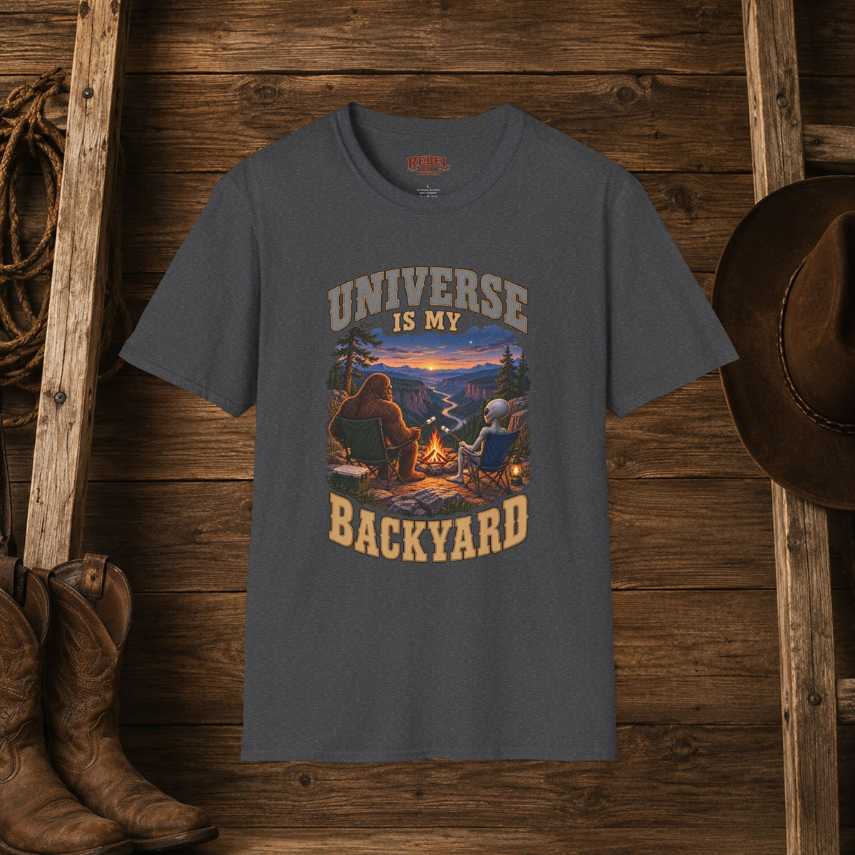 Universe Is My Backyard   Adult Size T-Shirt