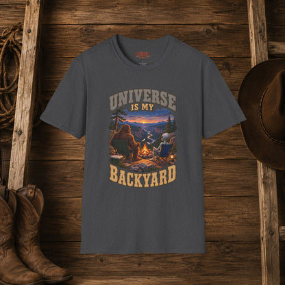 Universe Is My Backyard   Adult Size T-Shirt