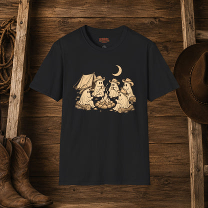Spooky Campfire   Adult Size T-Shirt