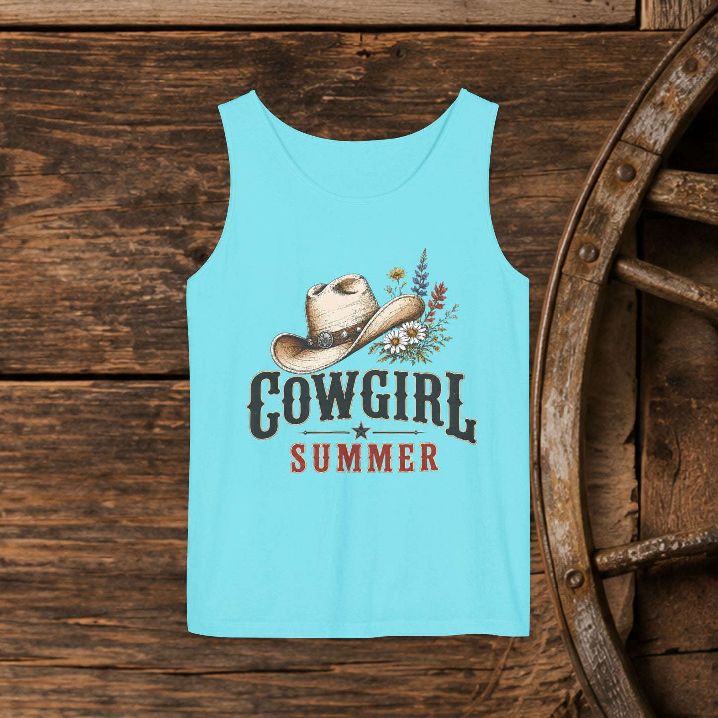 Cowgirl Summer   Adult Unisex Tank Top