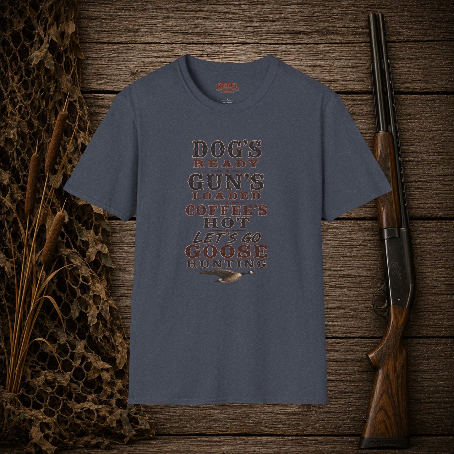 Dog Gun Goose  Adult Size T-Shirt