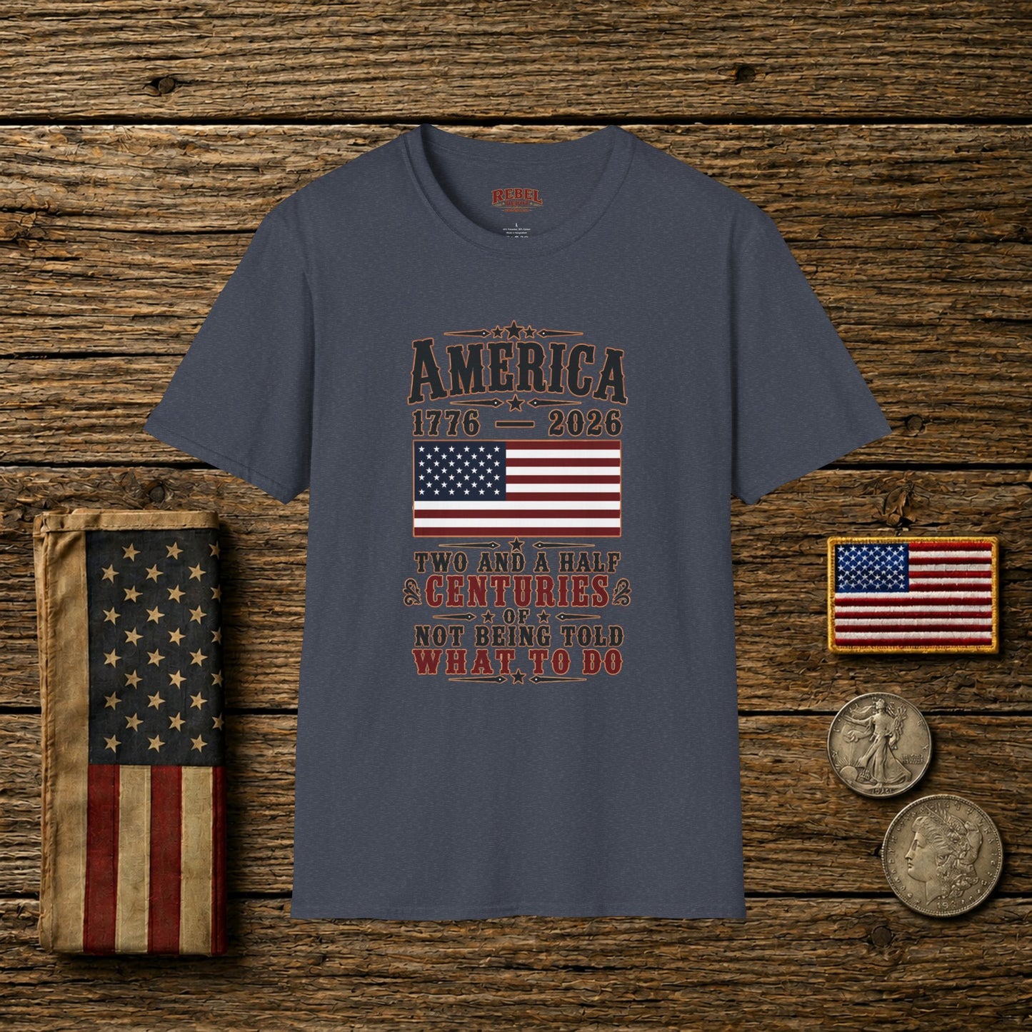 America 1776-2026  Adult Size T-Shirt