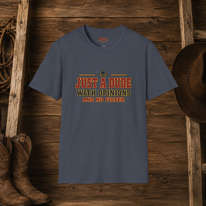 Just A Dude   Adult T-Shirt