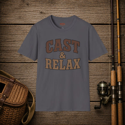 Cast And Relax  Adult T-Shirt