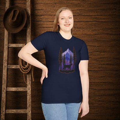 Twilight Buck   Adult Size T-Shirt