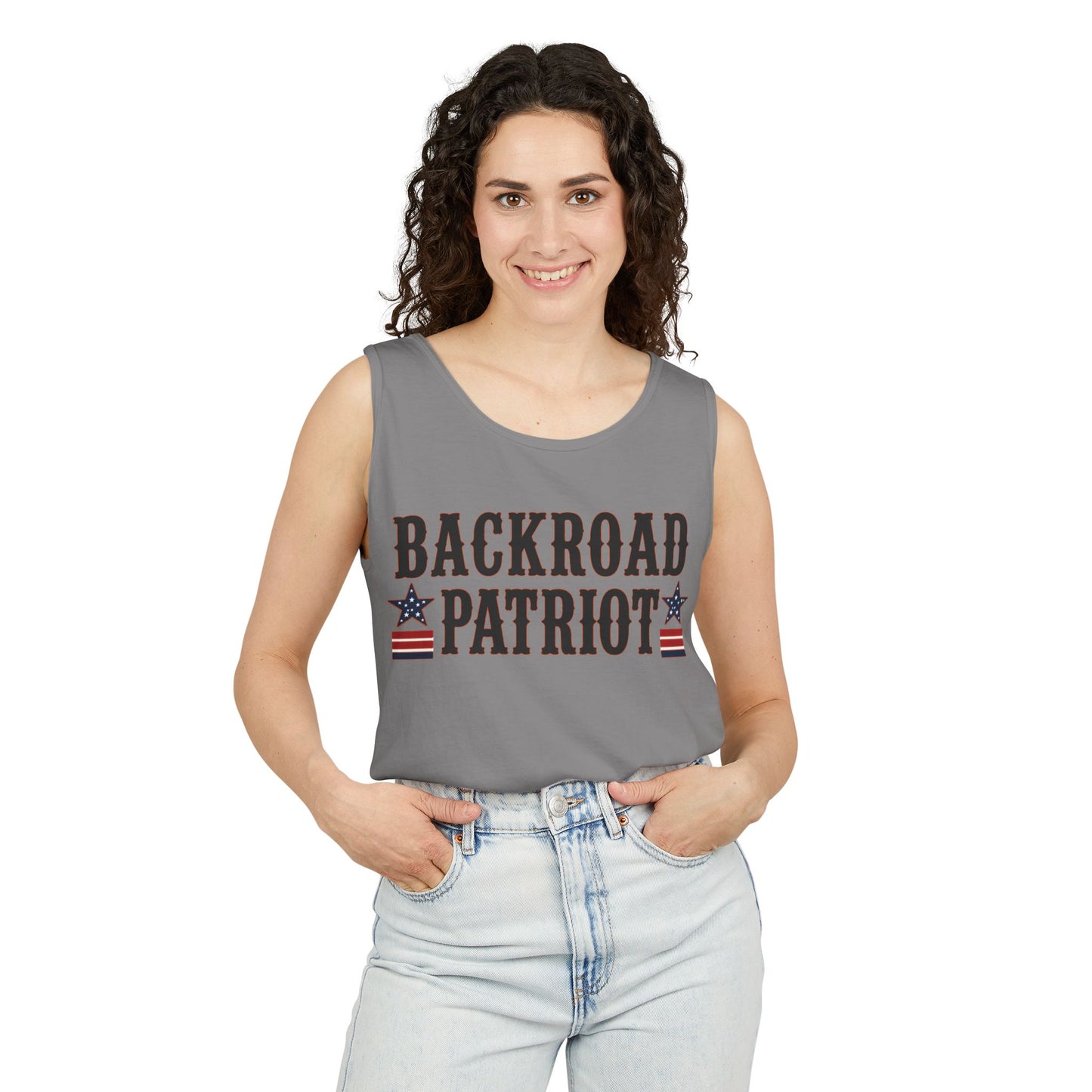 Backroad Patriot   Adult Unisex Tank Top  *ON SALE 25% OFF AT CHECKOUT!*