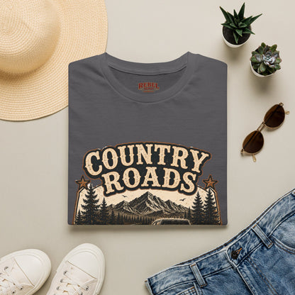 Country Roads Chevy   Adult Size T-Shirt
