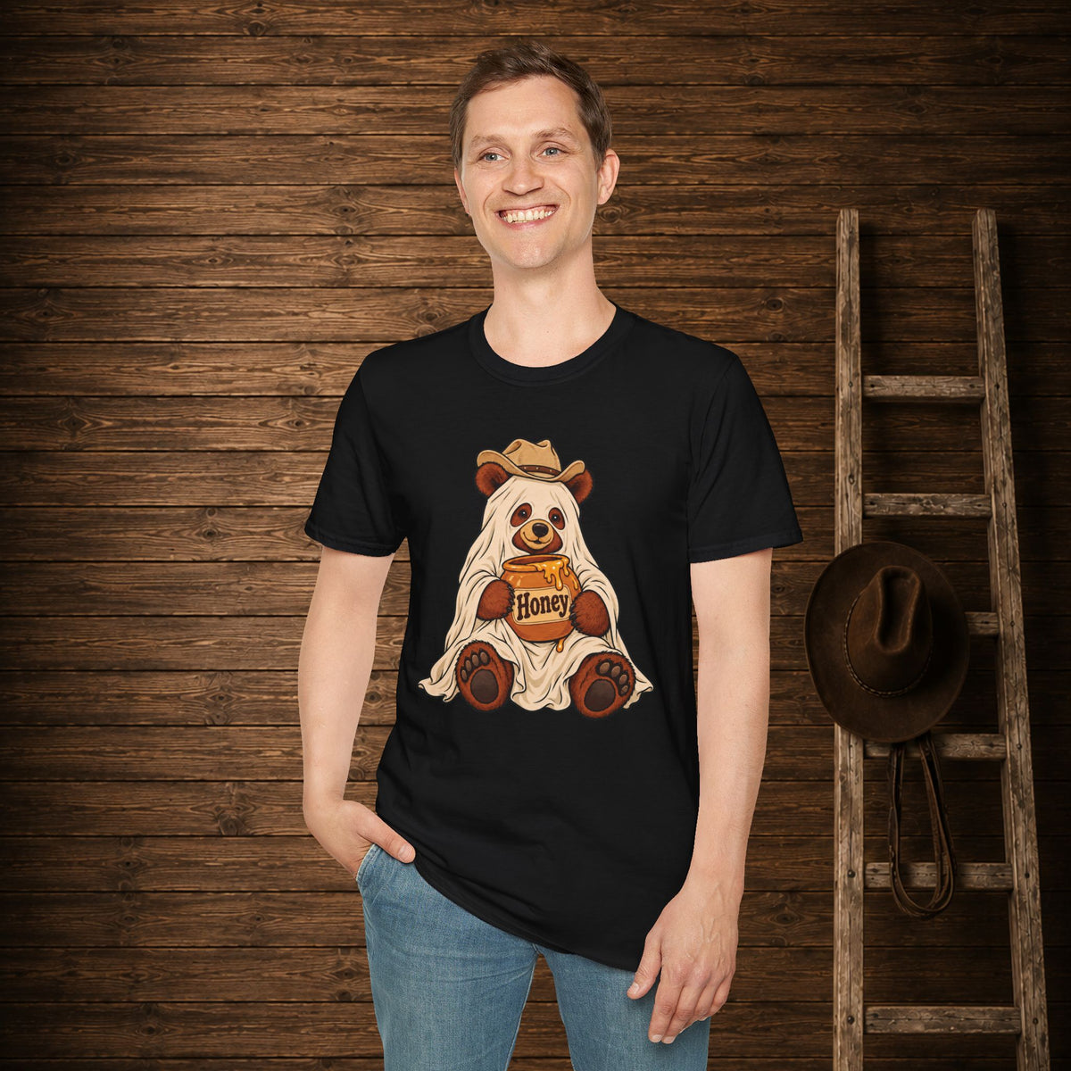 Boo Bear   Adult Size T-Shirt