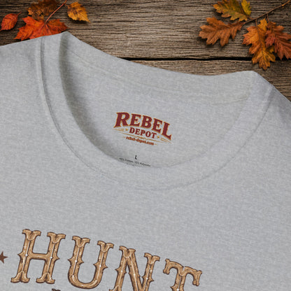Hunt Fish Work  Adult Size T-Shirt