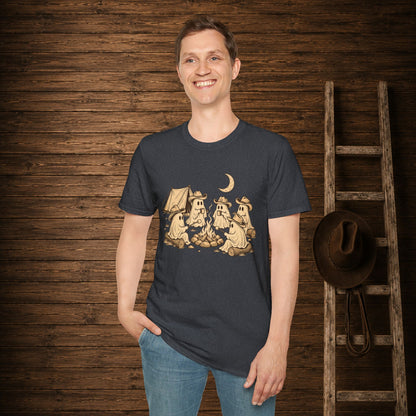 Spooky Campfire   Adult Size T-Shirt