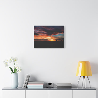 Country Sunset Matte Canvas Art