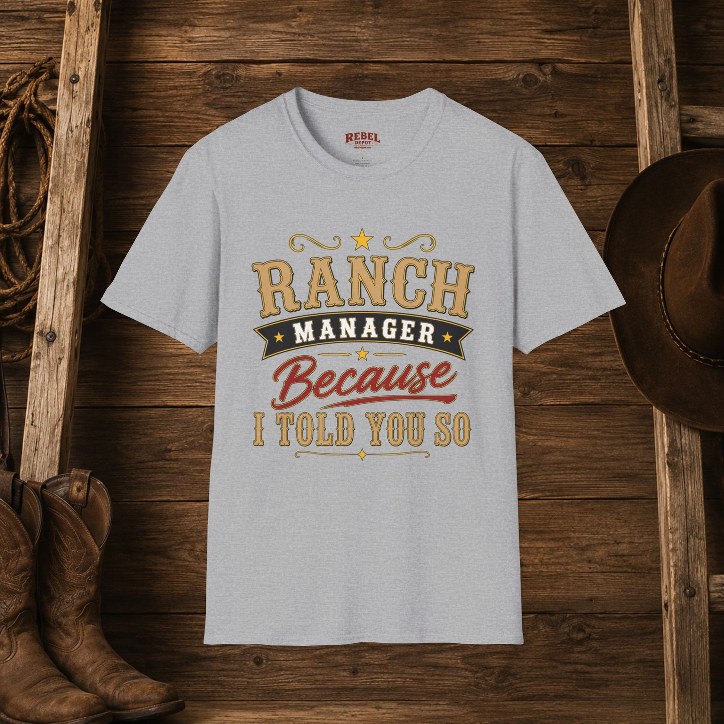 Ranch Manager  Adult Size T-Shirt