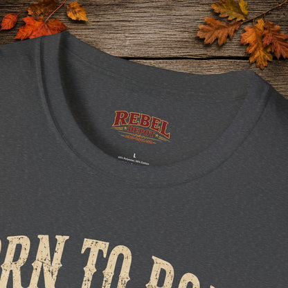 Born to Roam Cowboy  Adult T-Shirt