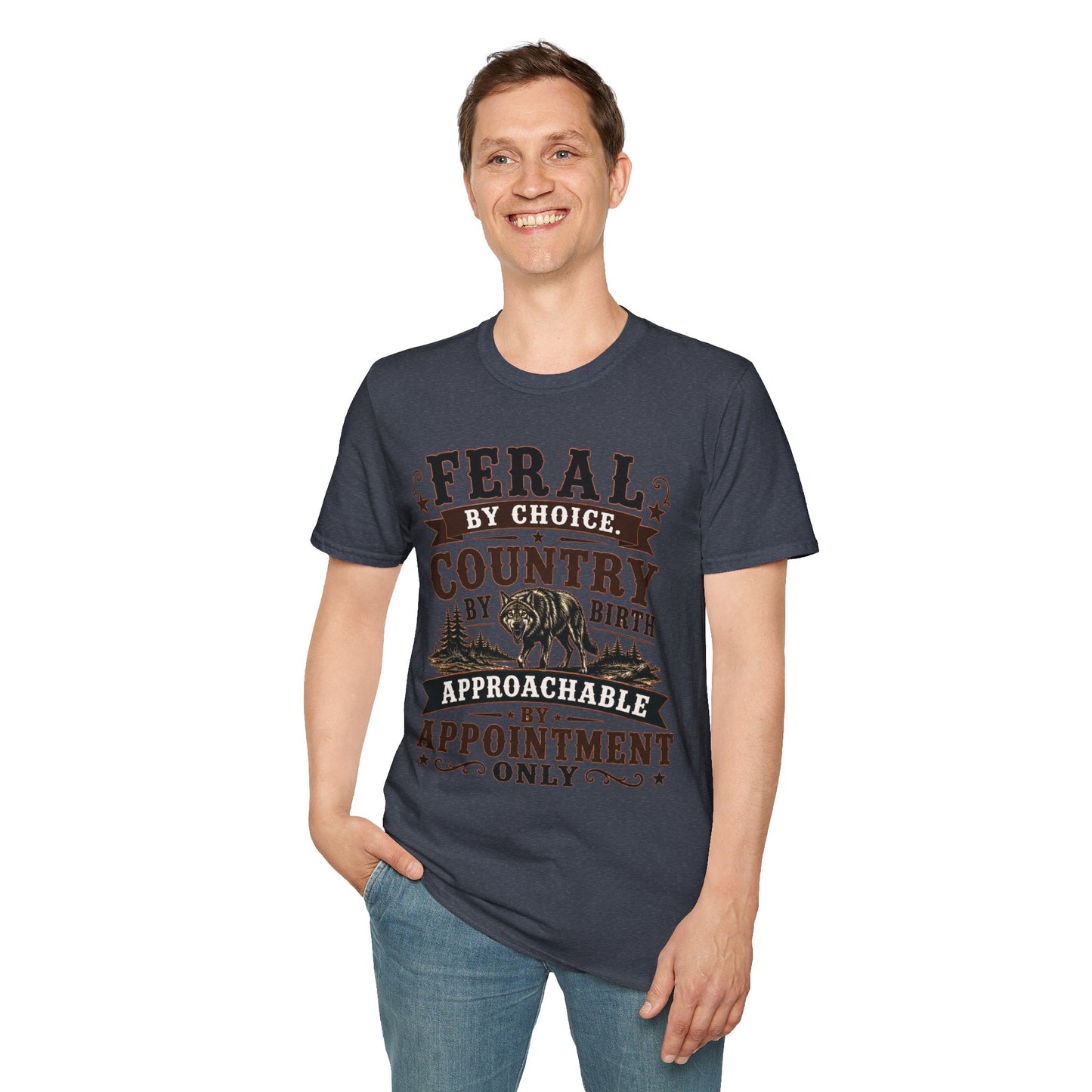 Feral By Choice  Adult Size T-Shirt