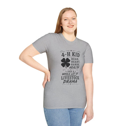 4-H Kid Drama Adult Size T-Shirt