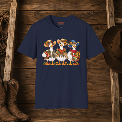 Fall Geese  Adult Size T-Shirt