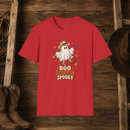 Boo Scootin Spooky   Adult Size T-Shirt