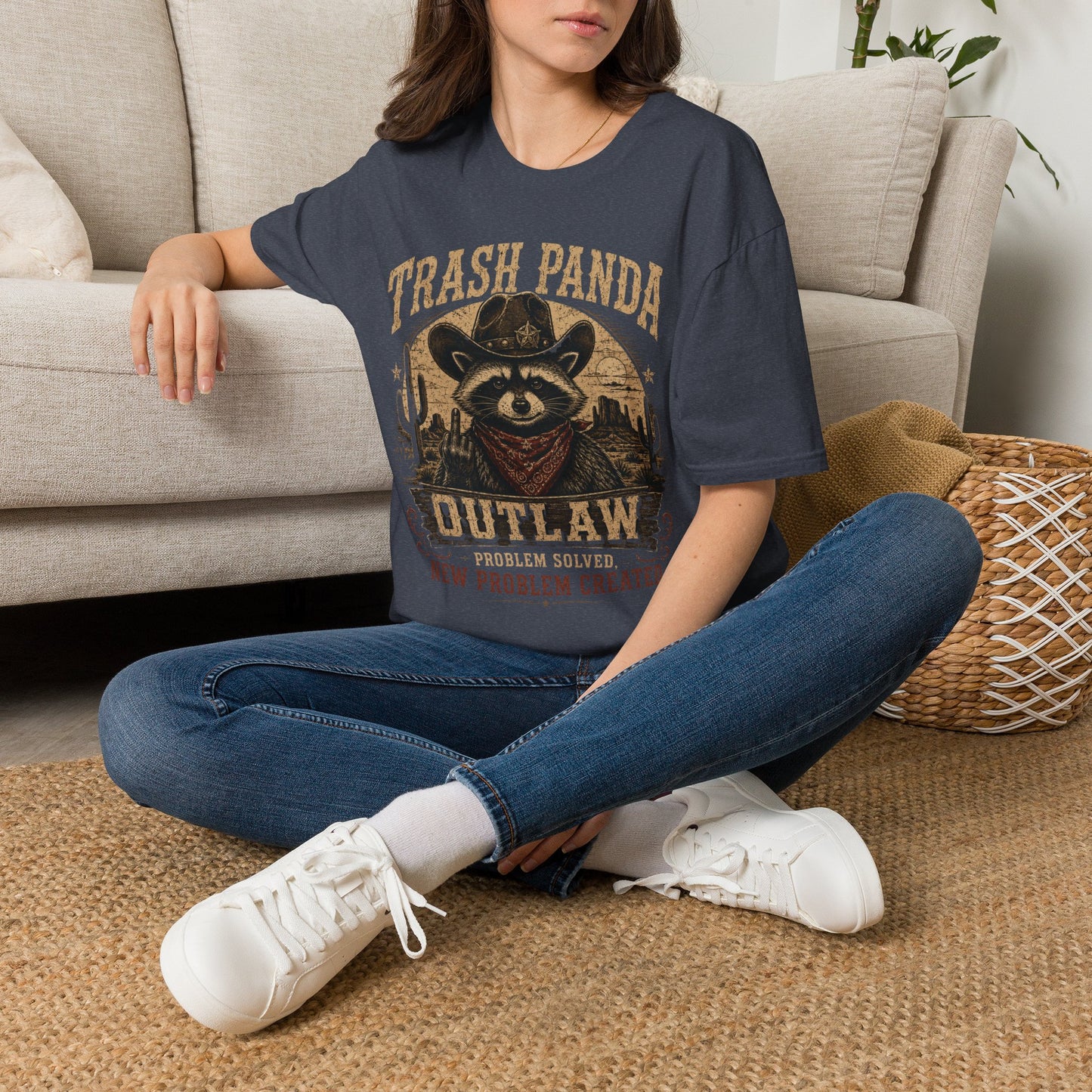 Trash Panda Outlaw (Offensive) Cowboy T-Shirt