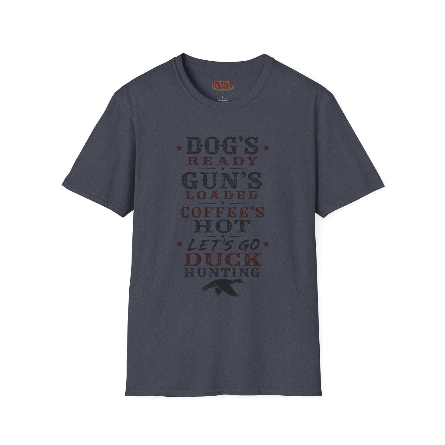 Dog Gun Duck  Adult Size T-Shirt