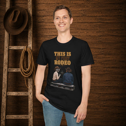My First Rodeo (Alien)  Adult T-Shirt