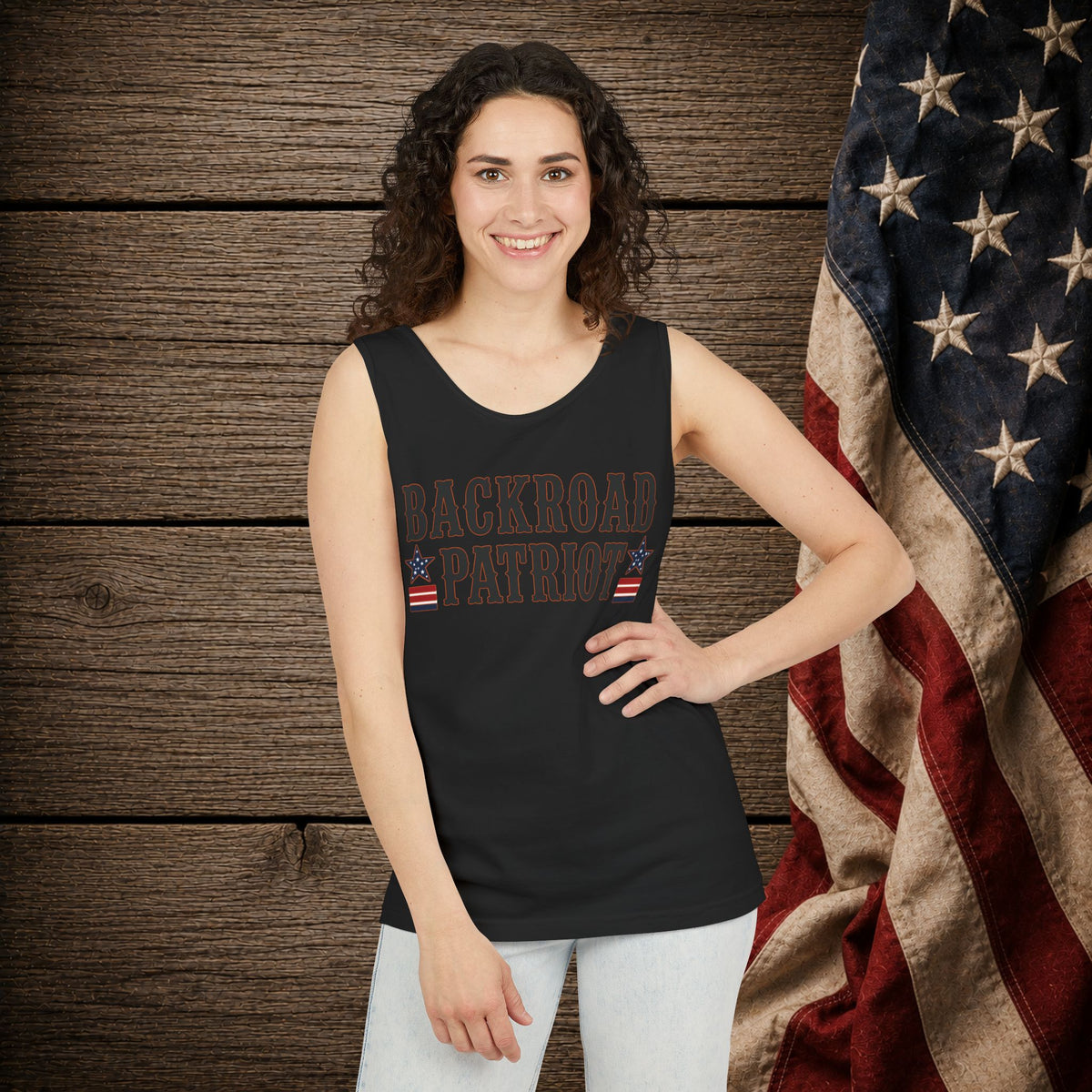 Backroad Patriot   Adult Unisex Tank Top