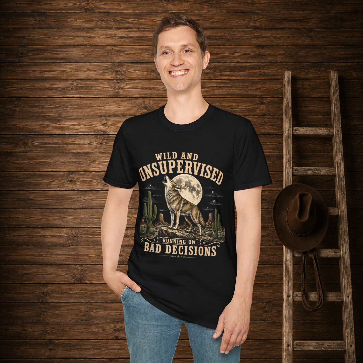 Wild and Unsupervised Cowboy T-Shirt