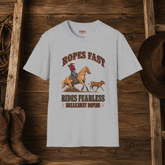 Ropes Fast Breakaway Roping  Adult T-Shirt