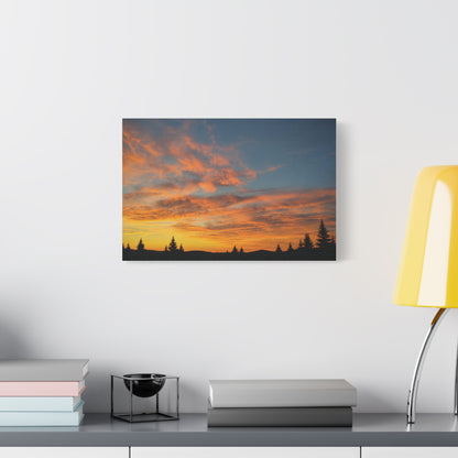 Country Sunrise  Matte Canvas Art