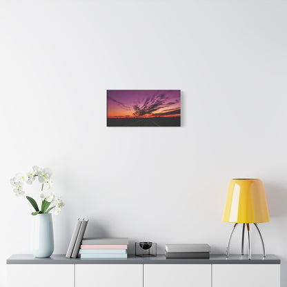 Backroad Sunset Matte Canvas