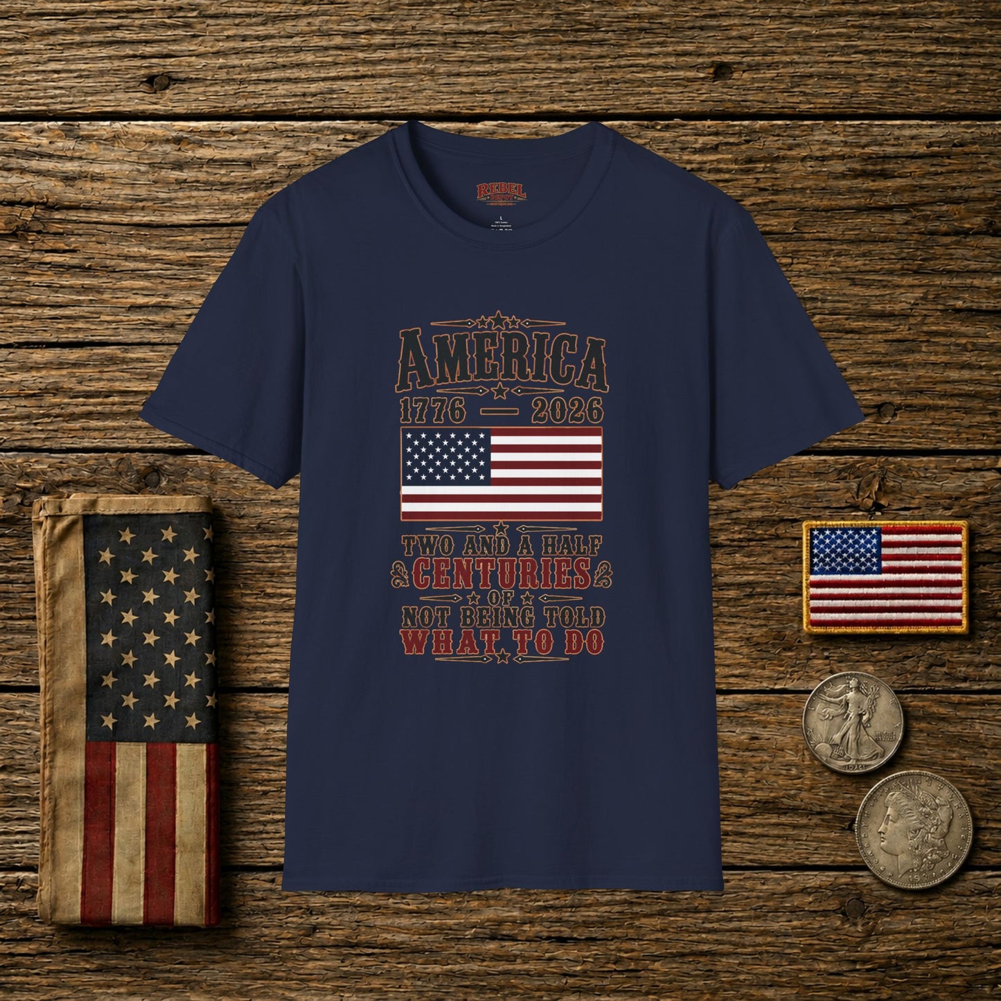 America 1776-2026  Adult Size T-Shirt